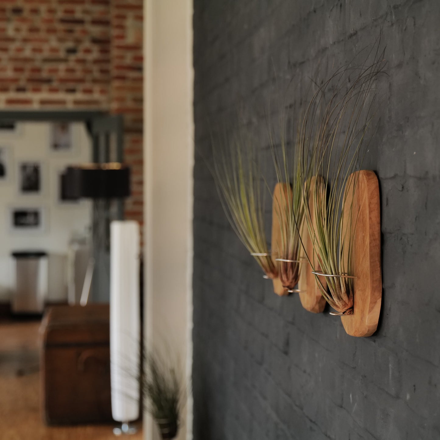 Set of 3 - wall holder wood