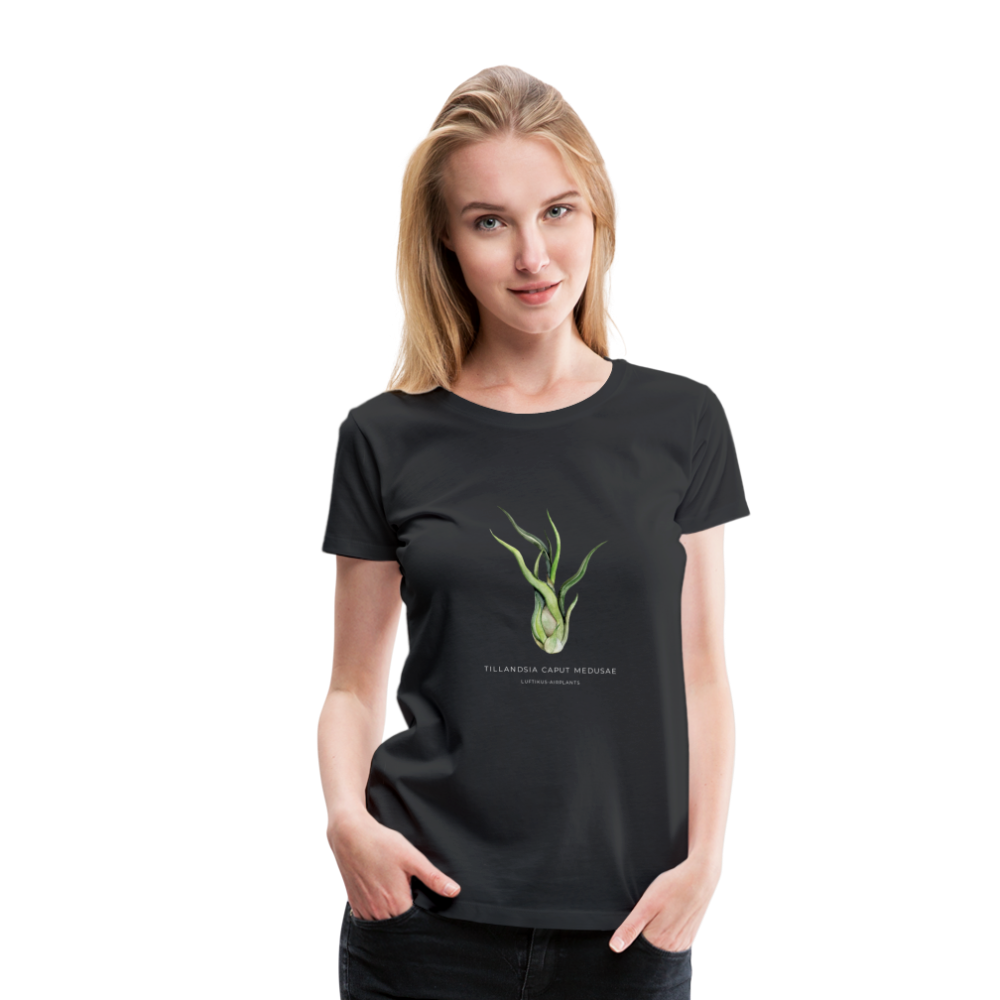 Caput Medusae Motiv - Frauen Premium T-Shirt - schwarz - Schwarz